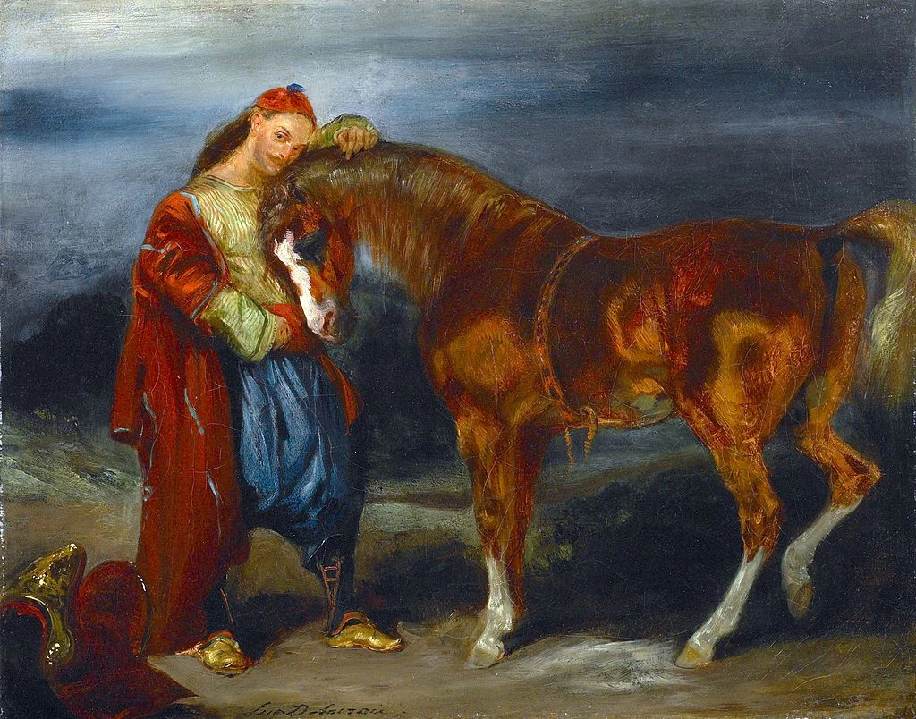 Giovane turco con il suo cavallo - Musee d'Art, Luxembourg City
